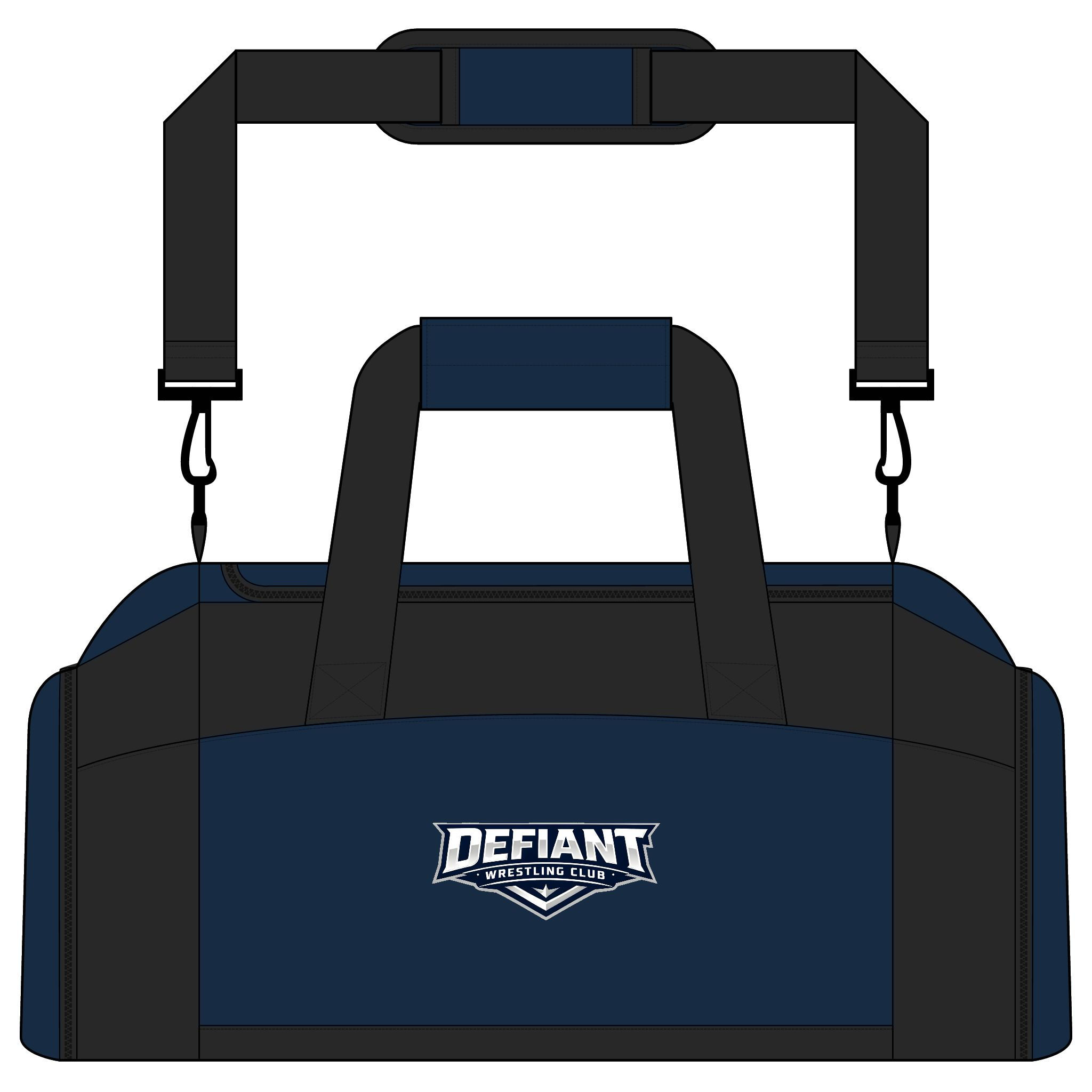 Defiant Athletics Gym Bag – Durable Duffle for Workouts & Travel