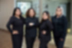 Photo of the front office staff at Dr. Justin Faye's clinic who welcome patients and manage appointments in McAllen.