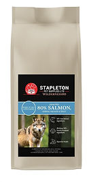 80% salmon. Grain free.