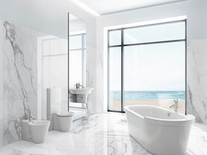 Ronde contouren in de badkamer