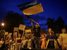 Ukraine’s Democratic Crisis: Protests Erupt Over Zelensky’s Power Grab