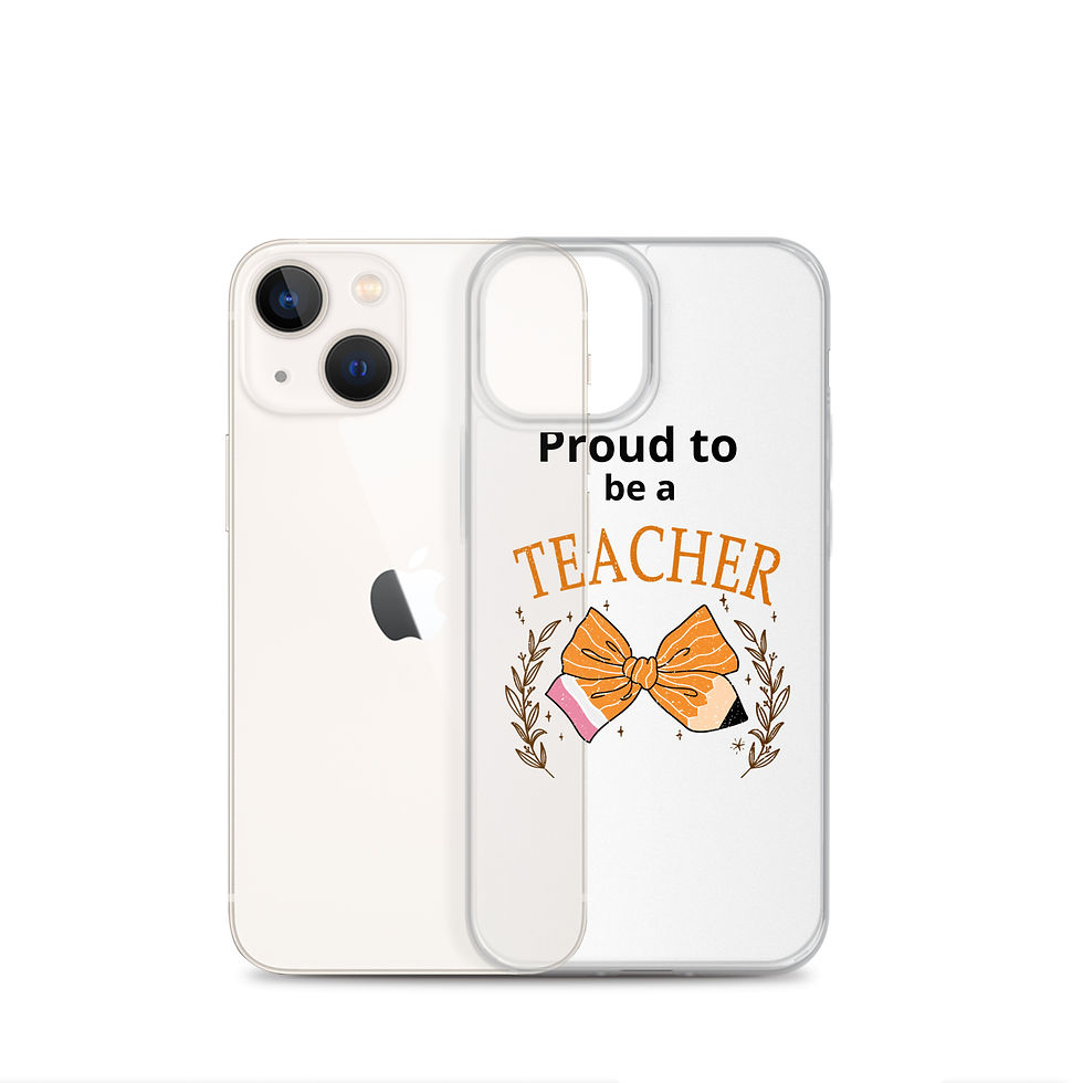 Thumbnail: Proud to be a Teacher-Clear Case for iPhone®