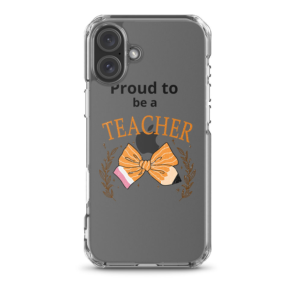 Thumbnail: Proud to be a Teacher-Clear Case for iPhone®