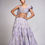 Thumbnail: Full view of lavender lehenga outfit styled for weddings and receptions