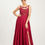 Thumbnail: Full-length red maxi gown ideal for festive evenings and destination events