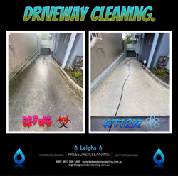 Pressure Cleaning Driveway Leighs window and Pressure Cleaning