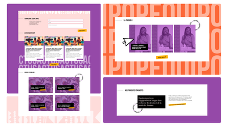 Webdesign du nouveau site de Equipop, par l'agence Intrépide.
