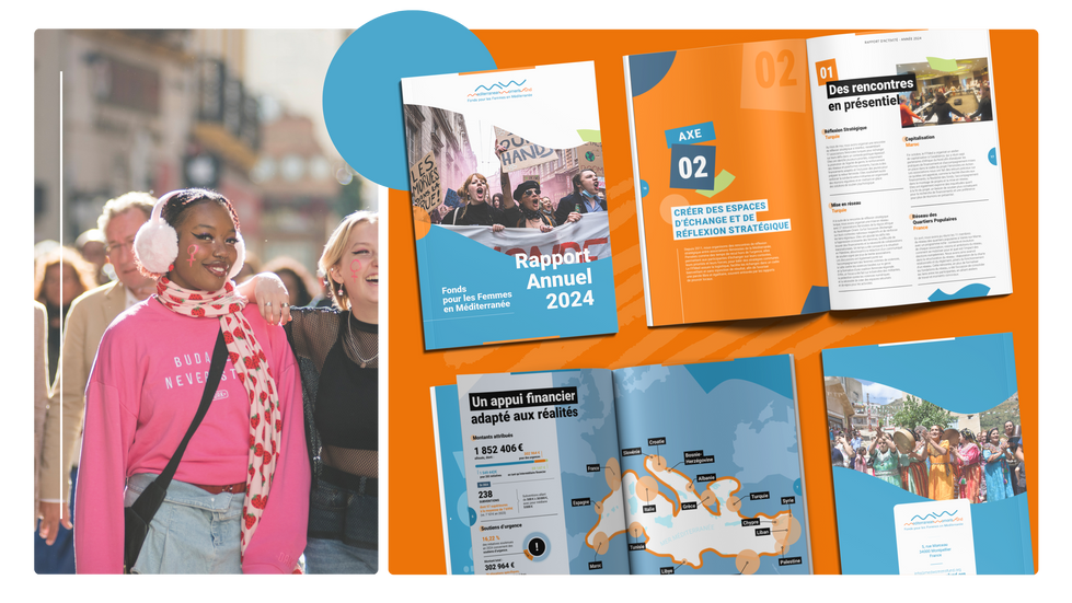 Rapport Annuel 2024 fonds pour les femmes, La Fondation des Femmes, campagne d'appel aux dons.