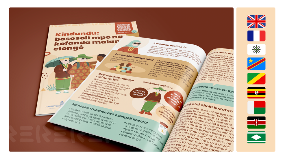 Présentation des pages intérieures de cette brochure de sensibilisation