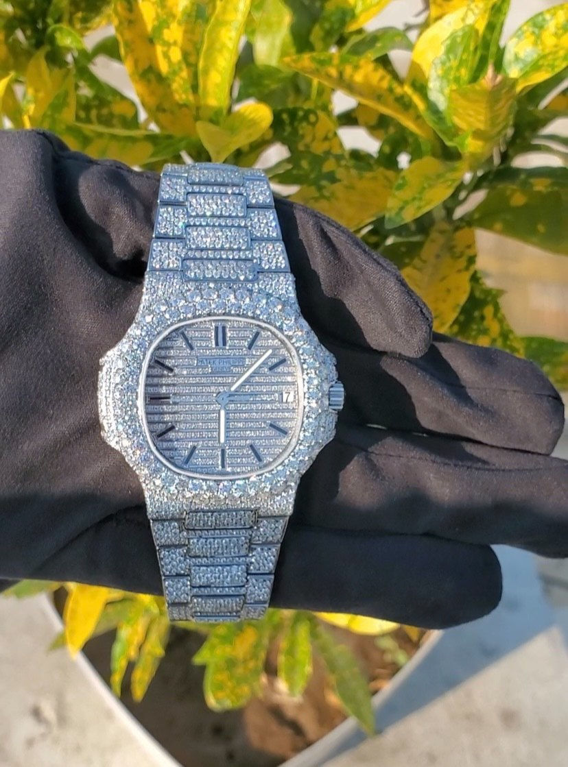 Handcrafted Moissanite Diamond Watch – Premium Hip Hop Jewelry Timepiece