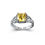 Thumbnail: Customized Sterling Silver Womwn's High School Class Ring