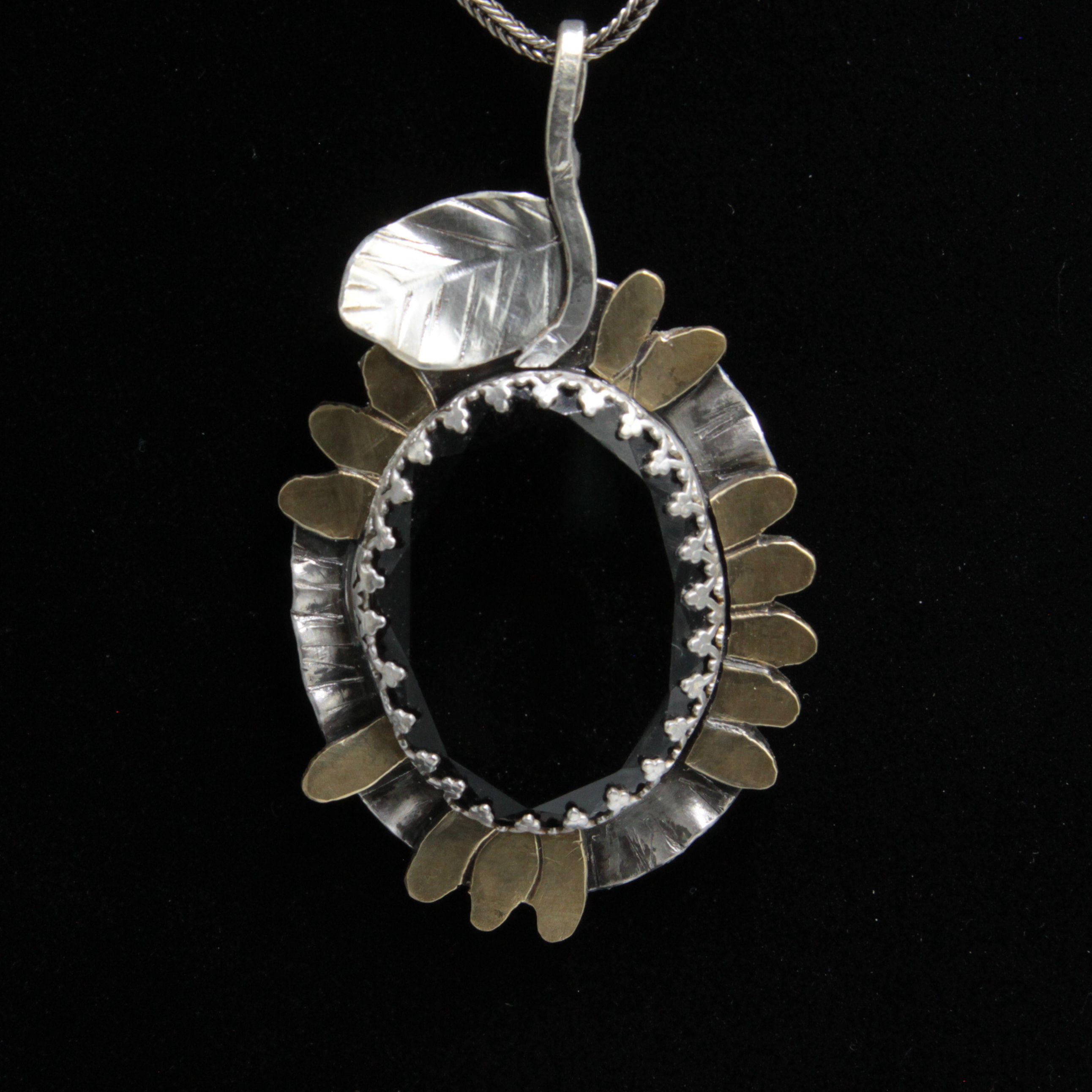 Black eyed susan pendant