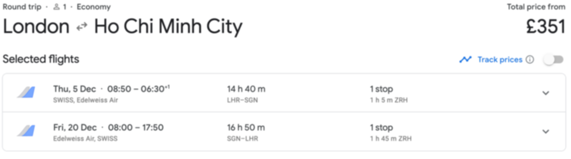 London - Vietnam for just £351 RTN