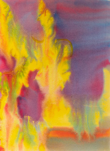 Original painting featuring a phoenix