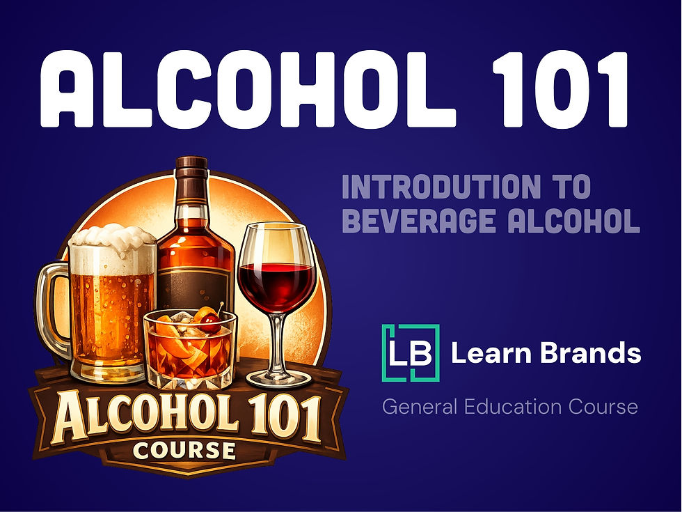 Free self-paced course covering spirits, wine, and beer basics for retail teams. Build product knowledge, improve customer service, and sell with confidence.