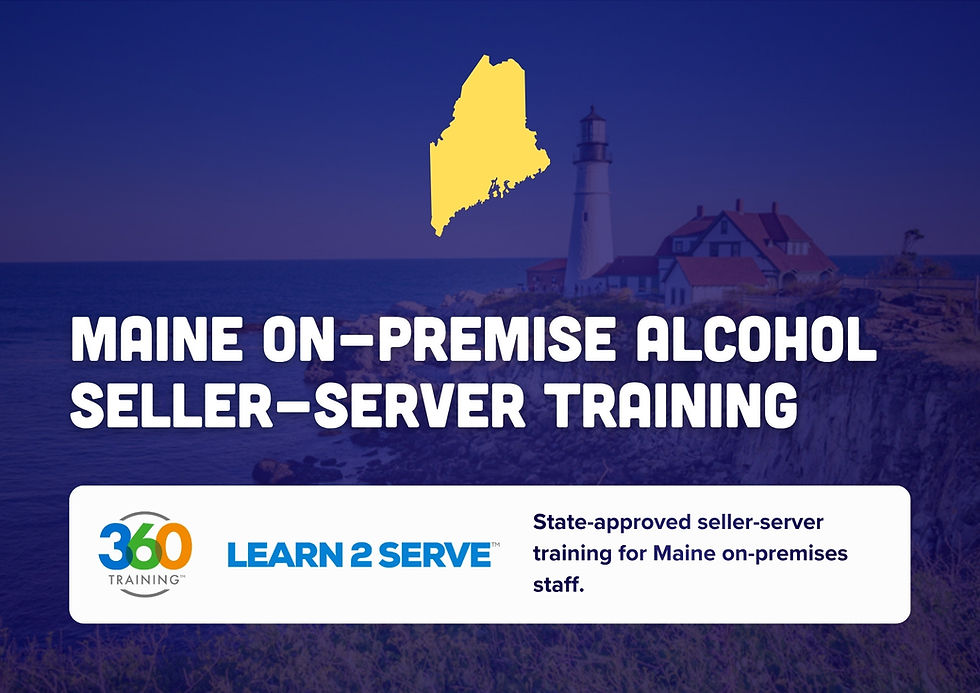 Learn2Serve Maine Alcohol Seller-Server Training (On-Premises) Course Logo
