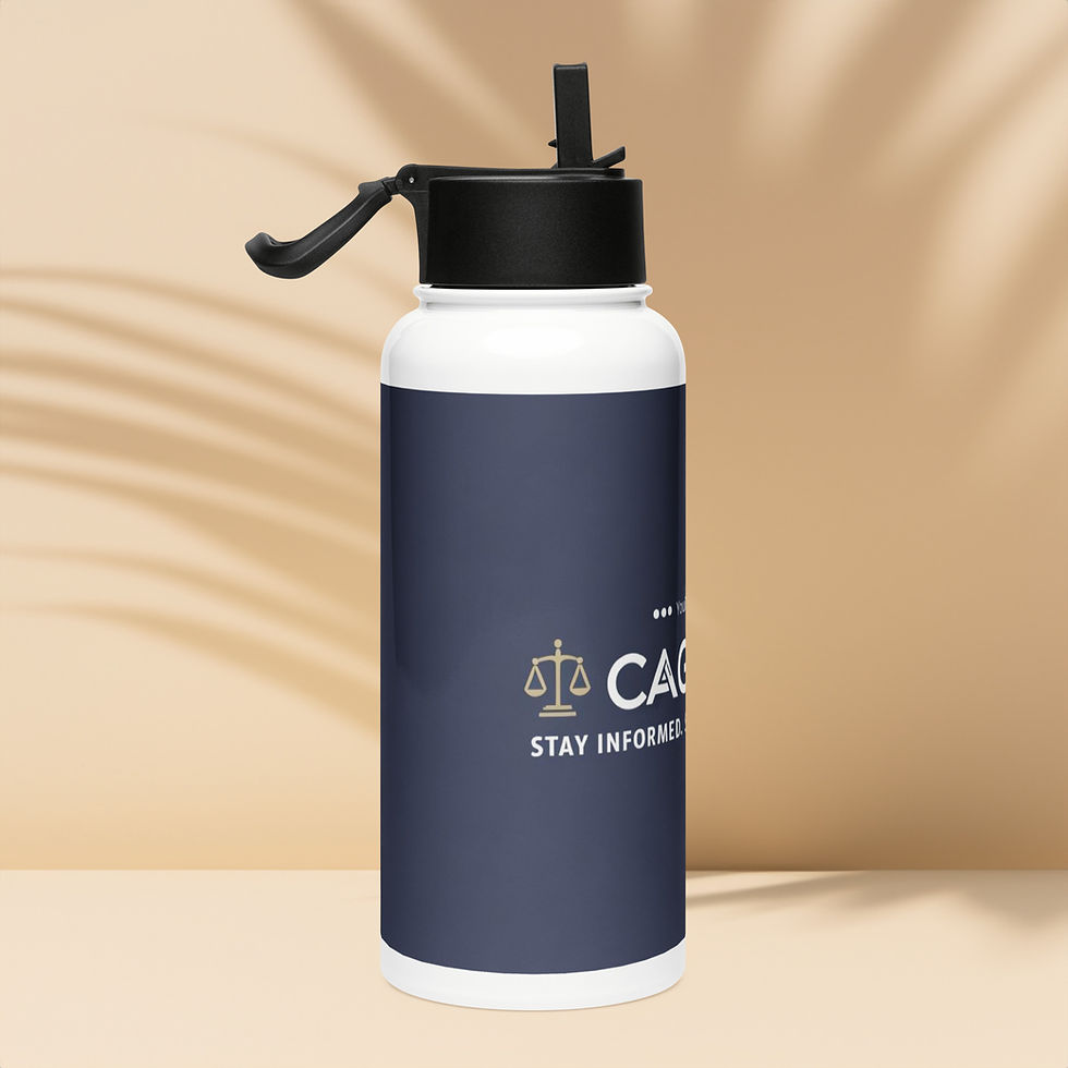 Thumbnail: Stainless steel water bottle with a straw lid