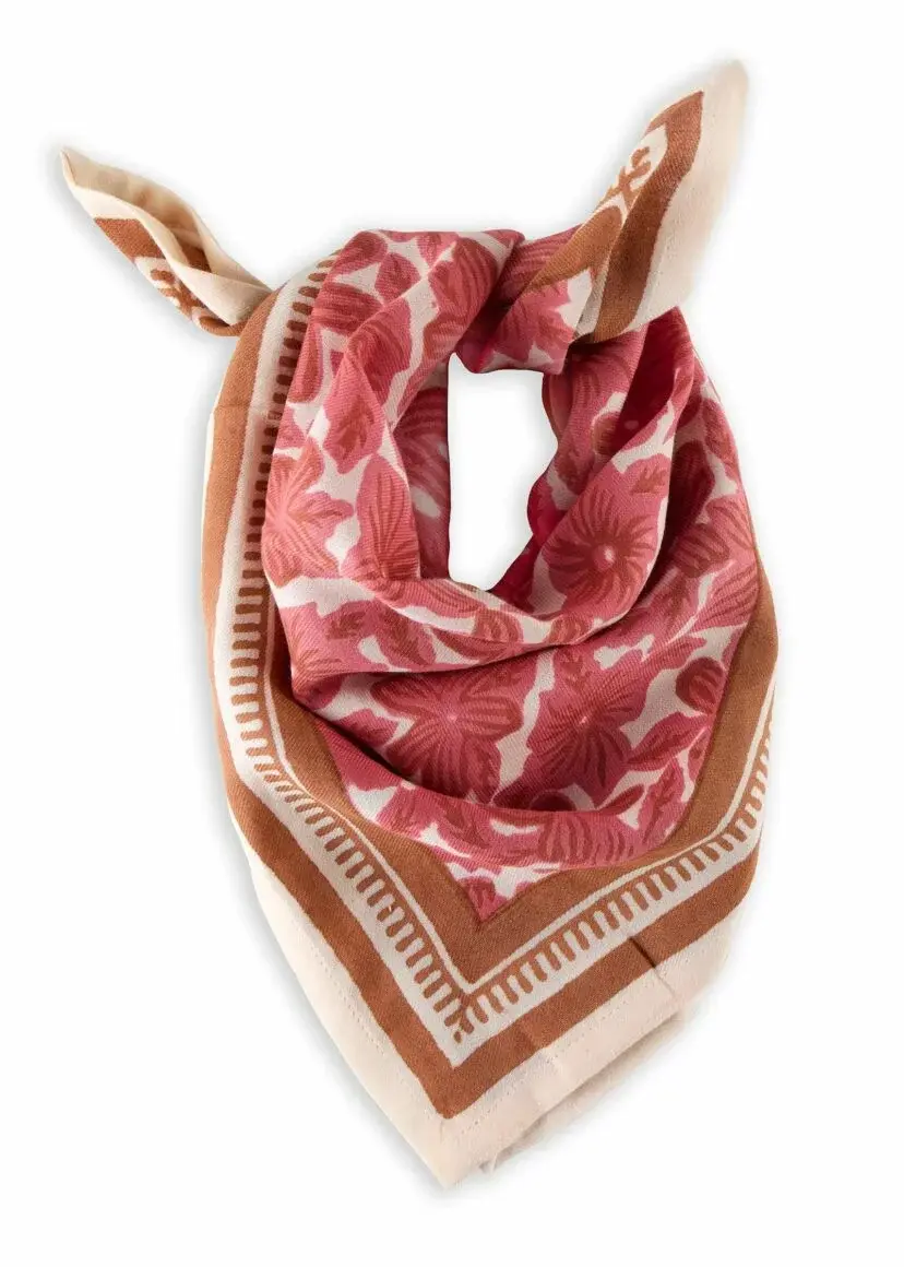 Grand foulard Manoa Rosa