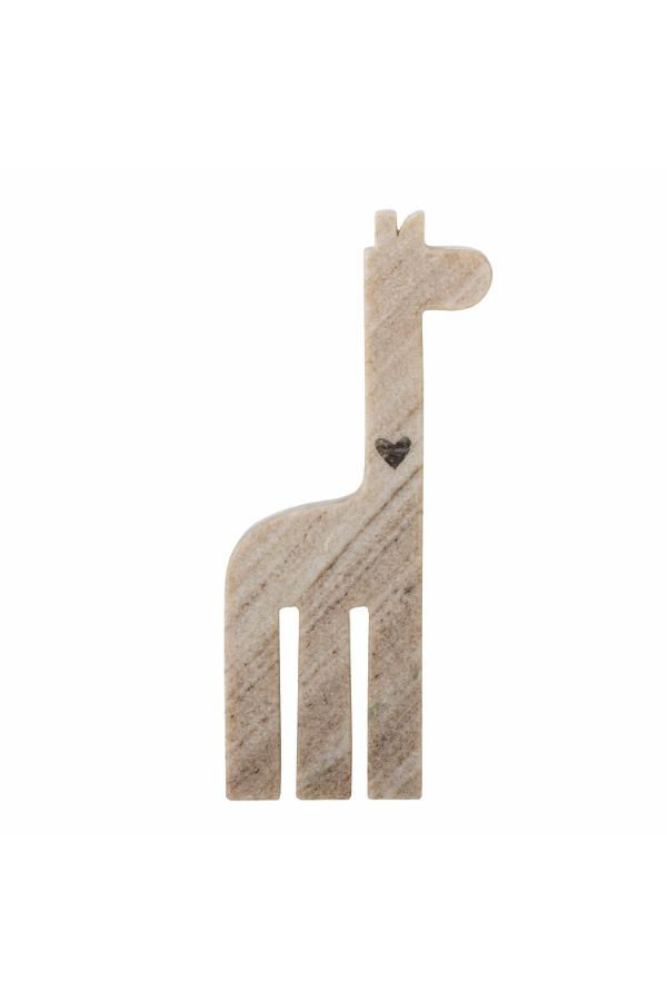 Décoration Girafe en marbre 