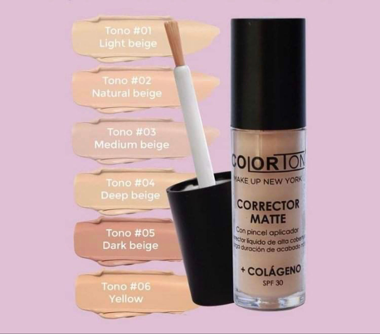 Corrector colorton