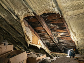 Why You Can’t Fix a Leaking Roof with Spray Foam Insulation