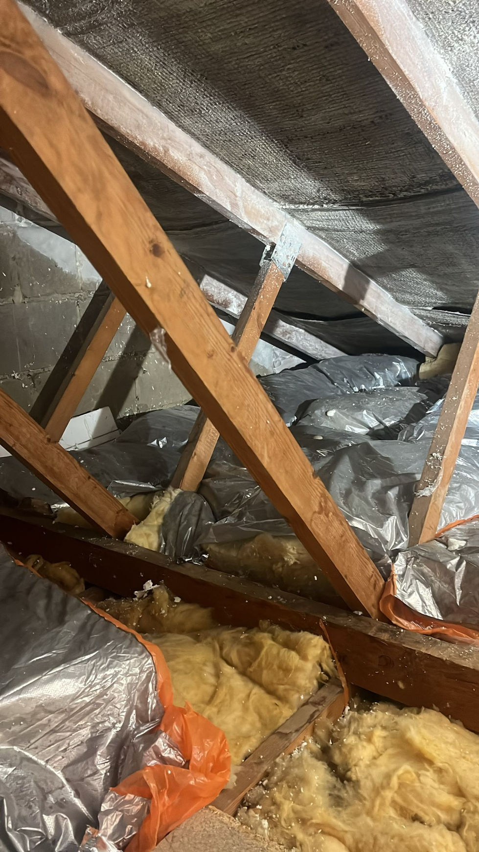 Spray Foam Removal Results 