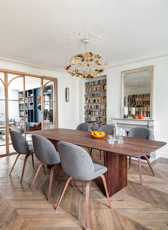 Rénovation salle à manger architecte d'intérieur paris