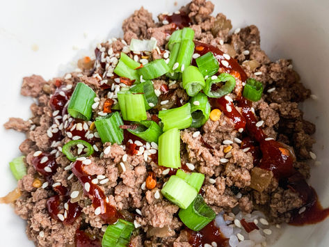 Sweet 'n Spicy Korean Beef Rice Bowl