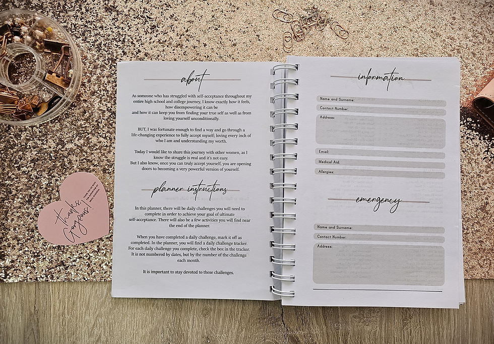Thumbnail: Guide to Self-Acceptance 2024 Daily Planner