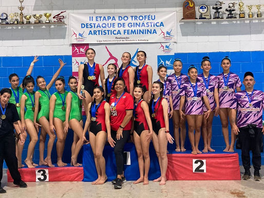 Ginástica Artística de São Roque conquista 2º lugar na Liga Intermunicipal
