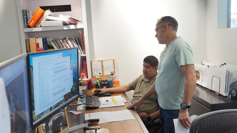 Working at the office