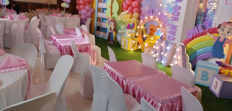 Sevilla’s Catering turns children's birthday celebrations into colorful, fun-filled experiences with kid-friendly menus and playful party setups tailored to your chosen theme.