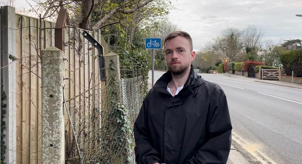 Overgrown hedge on Victoria Road finally cut back
