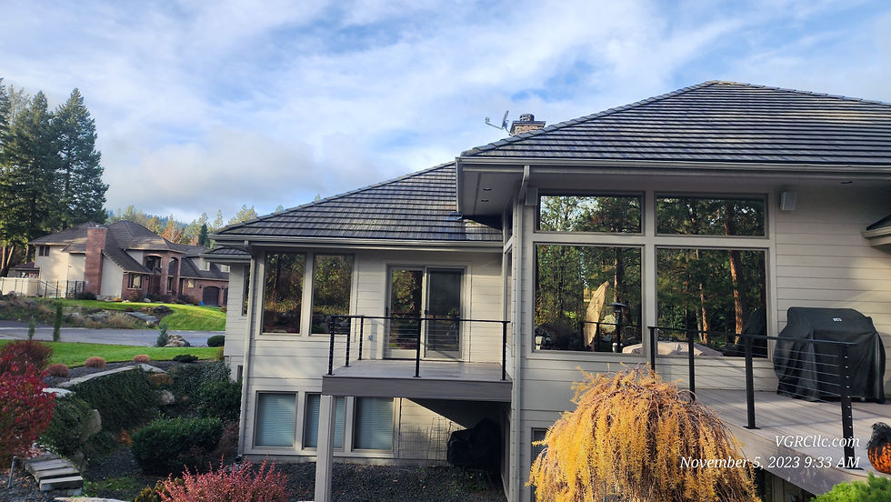 Home with clean siding