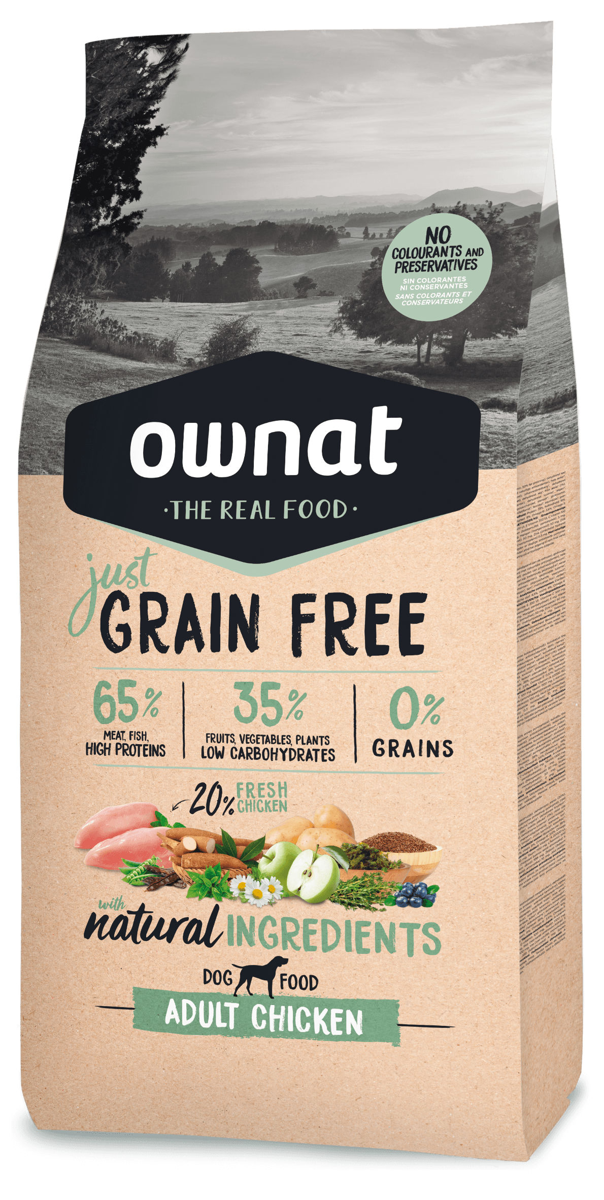 Ownat Grain Free Adult Chicken 14 kg