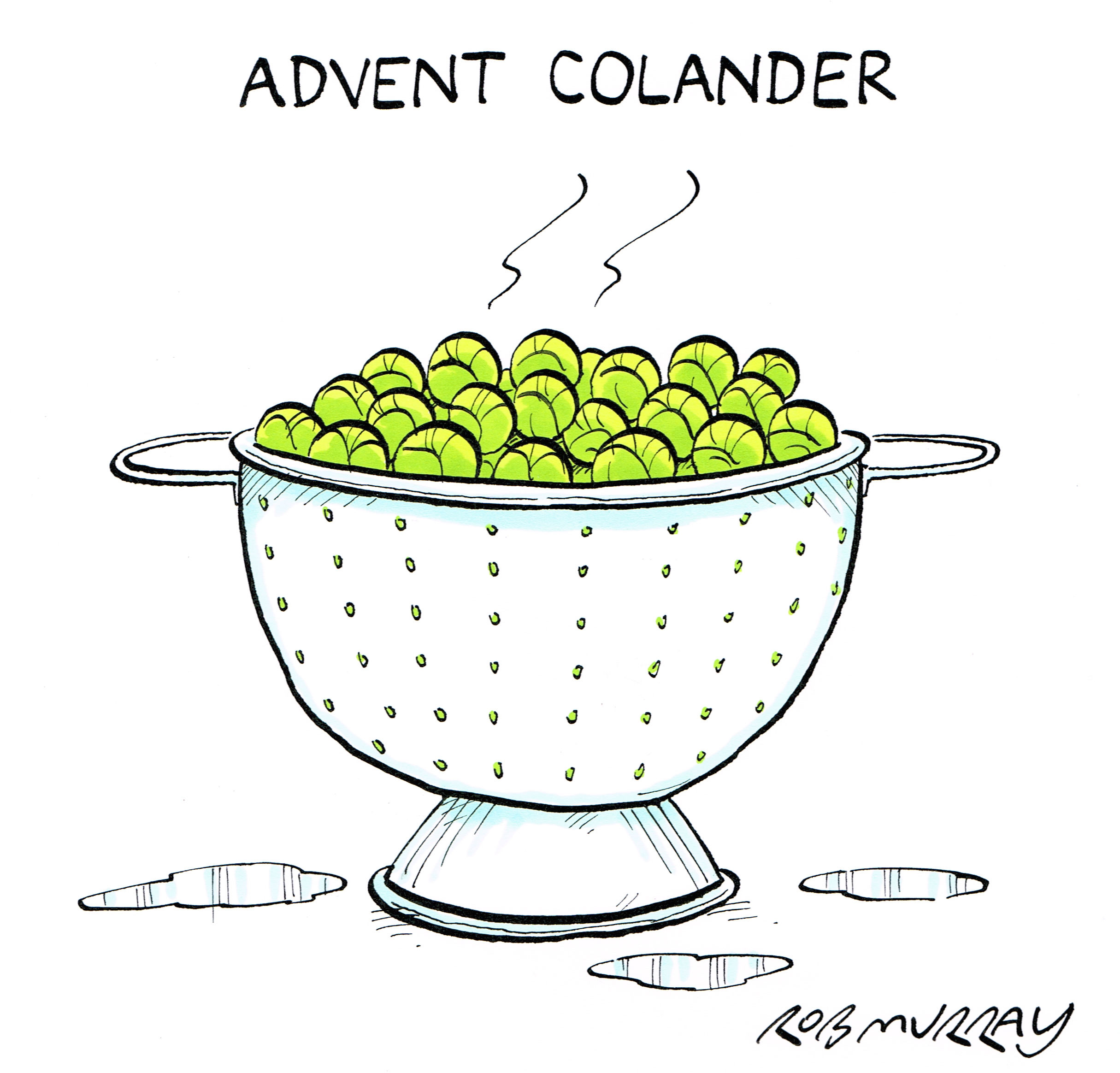 Advent Colander (signed print)