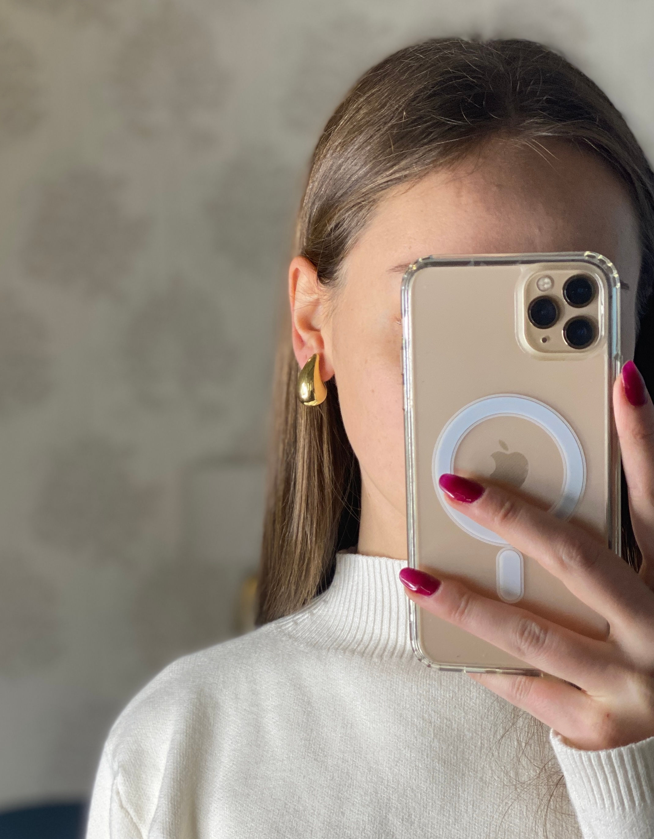 ORECCHINI A GOCCIA -DORATI