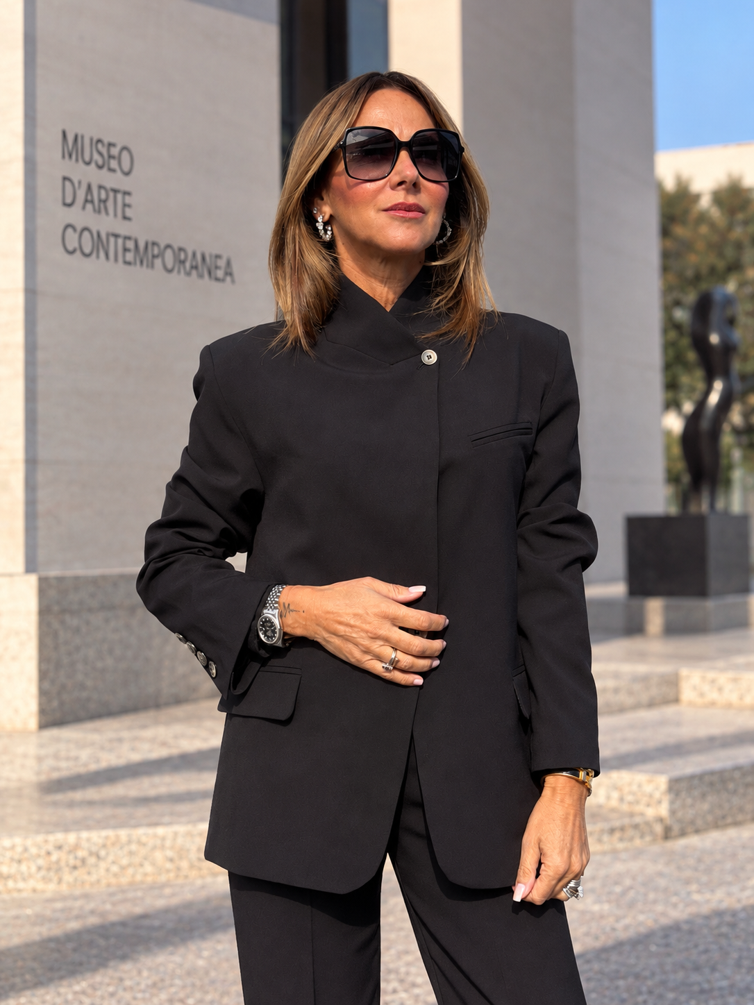 GIACCA MADRID - NERO - 🌿VISCOSA - KS2837