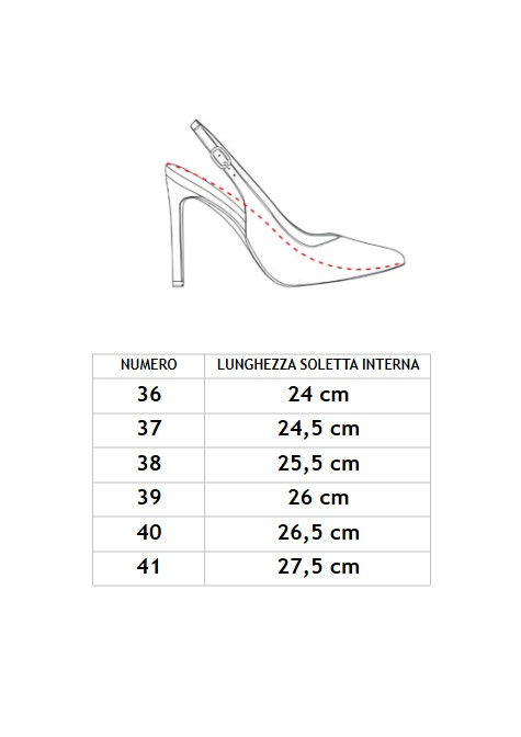 Miniatura: SLINGBACK CHIC - NERO - TACCO 5,5 CM - DF2258