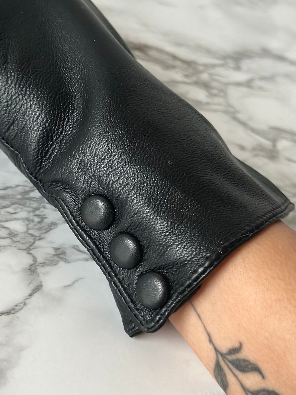 Miniatura: GUANTI IN PELLE  - NERO  - LC012
