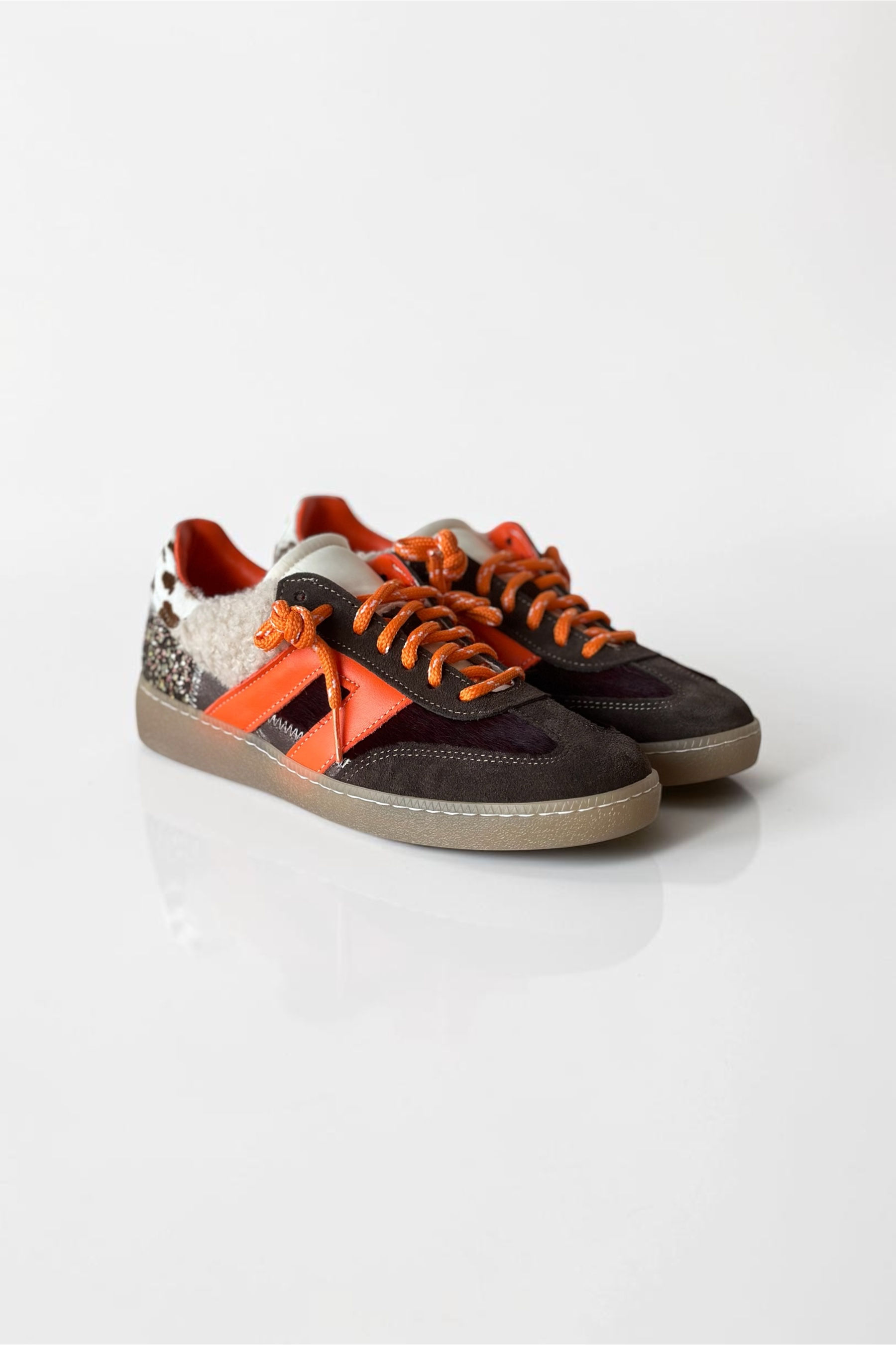 SNEAKERS NIKI - MORO E ARANCIO - DFBARRY