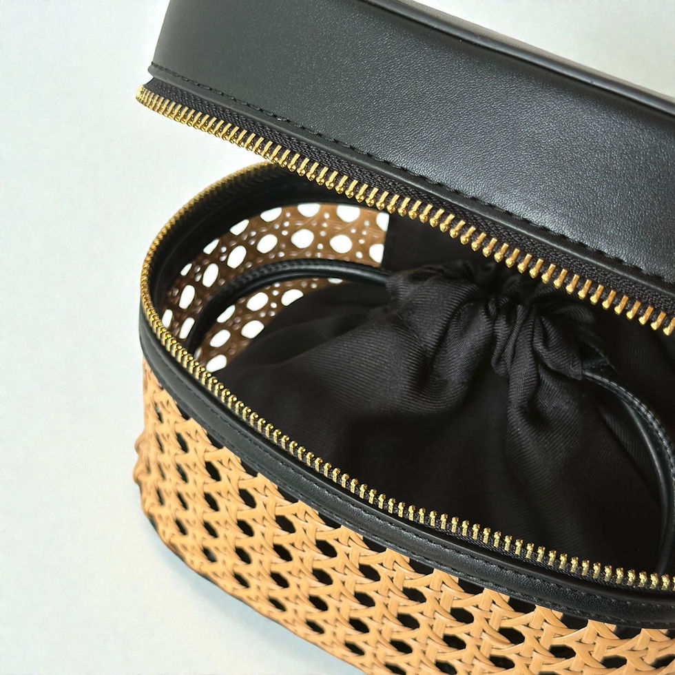 Miniatura: BORSA VANITY SUMMER - NERO - DETTAGLI DORATI - LC27491
