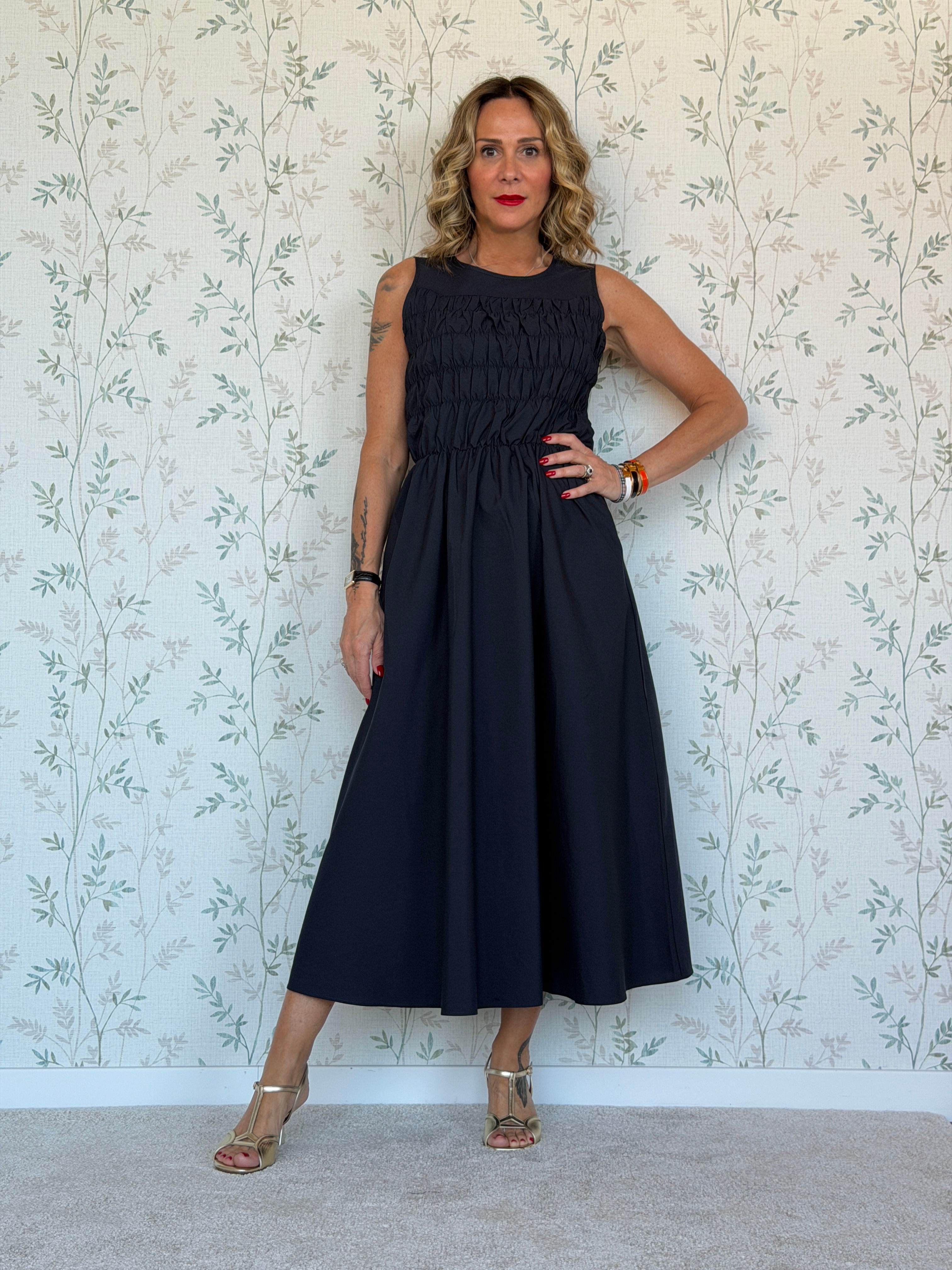 ABITO GRETA - BLU - 🌱COTONE - SCNETTI107