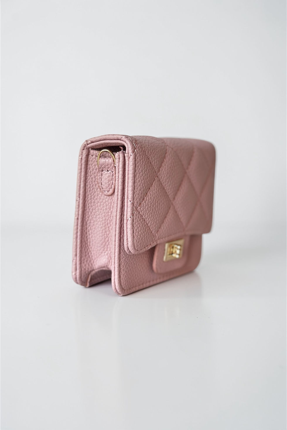 Miniatura: MICRO POCHETTE  - ROSA CIPRIA CON DETTAGLI DORATI  - NS912