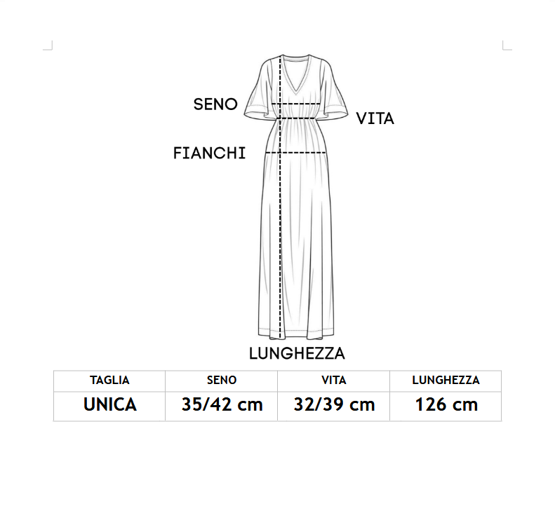 Miniatura: ABITO TIMI AMA - CREMA -🌱COTONE - PL62206 - TAGLIA UNICA
