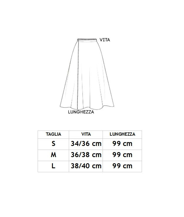 Miniatura: GONNA IN RASO SARDEGNA - ROSA ANTICO -🌿VISCOSA - VL0085 - ULTIME TG. S E M