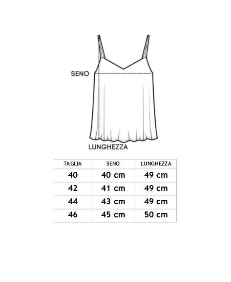 Miniatura: TOP POSITANO SPALLINE FINE - AVORIO - NERO -🌿VISCOSA -🌾LINO - GA45040