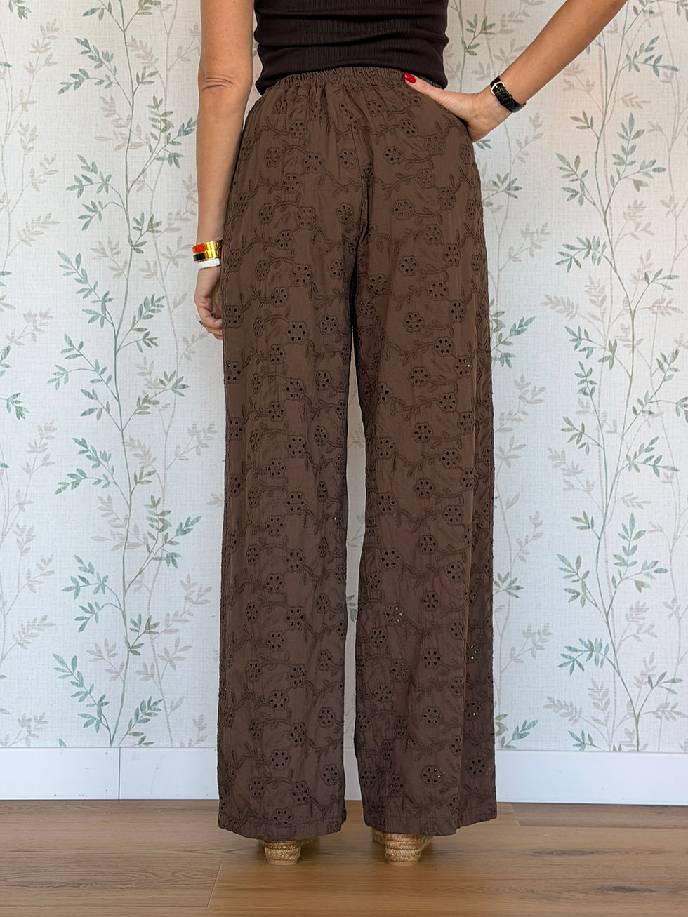 Miniatura: PANTALONE DANTE SANGALLO - CIOCCOLATO -🌱COTONE - LK124133