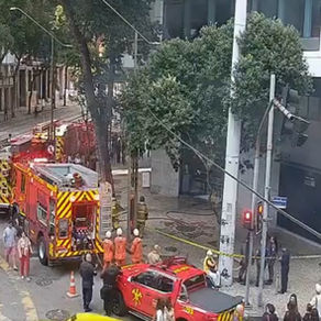 Incêndio atinge padaria na Avenida Rio Branco