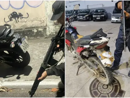  PM recupera motos e apreende suspeito em repressão a 'rolezinho' em Niterói